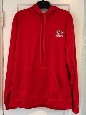 Men's KC Chiefs Fleece Pullover Hoodie - size Medium